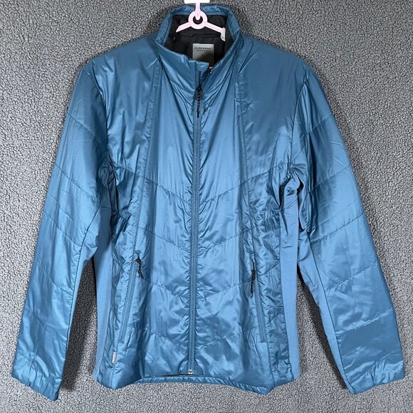 Icebreaker Merinoloft Wool Helix Insulated Jacket - Men's Size L - Blue - Picture 1 of 12